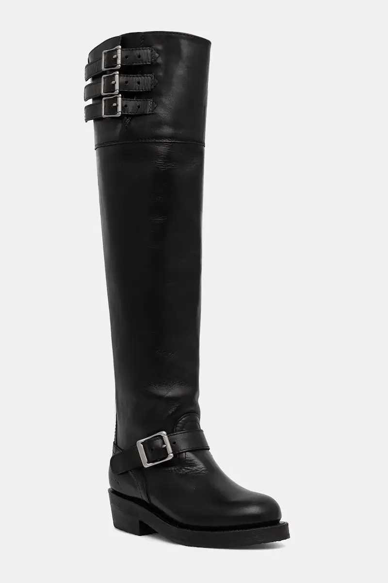 stivali in pelle Biker Boot donna colore nero 818973063001