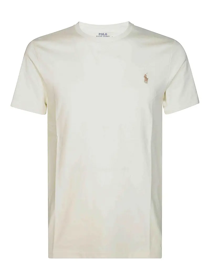 T-Shirt Con Logo Bianco