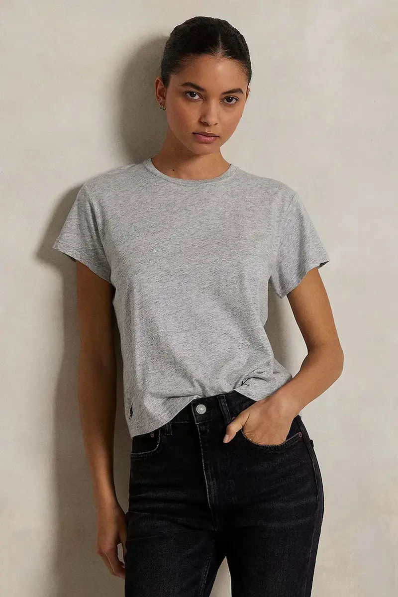 Polo Ralph Lauren T-shirt Donna Grigio 3609980