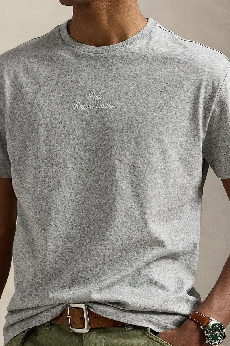 t-shirt in cotone colore nero 710936585 Grigio miniatura 4