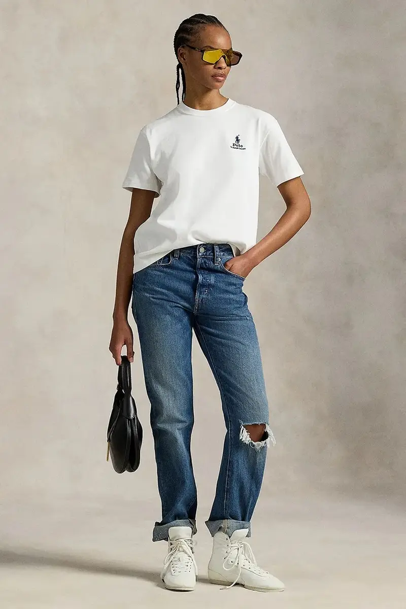 Polo Ralph Lauren Polo Donna Bianco 3577398 miniatura 3