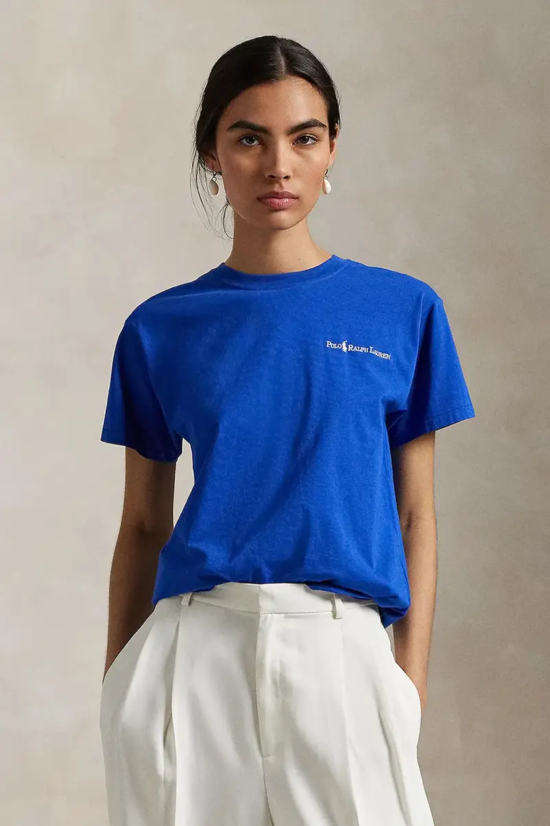 Polo Ralph Lauren T-shirt Donna Blu 3132482