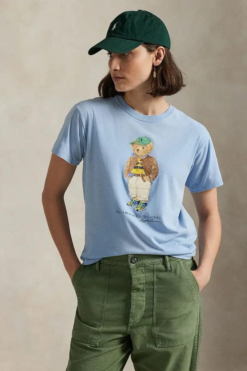 Polo Ralph Lauren T-shirt Donna Blu 3132931