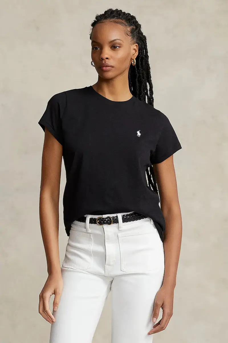 Polo Ralph Lauren T-shirt Donna Nero 2984722