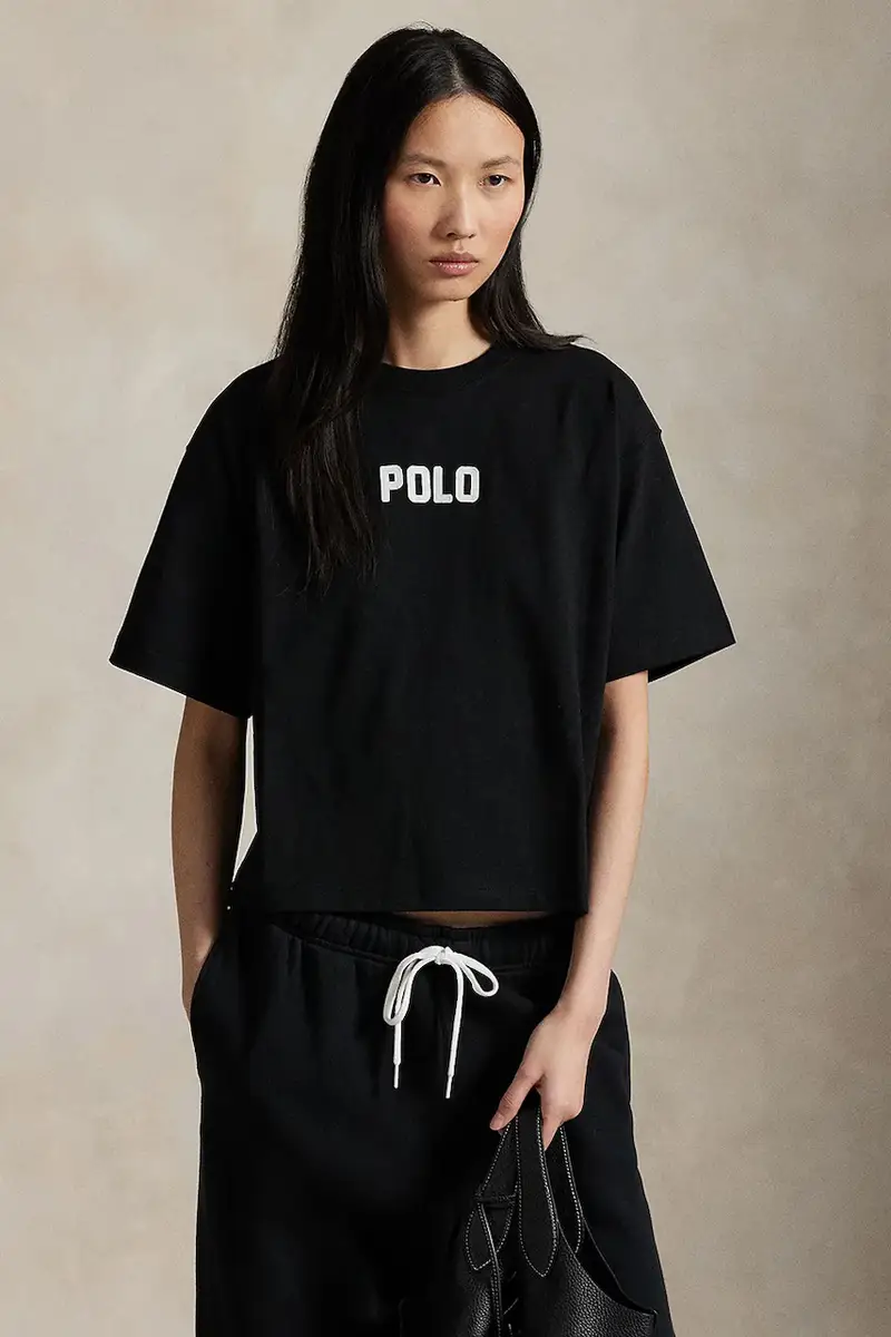 Polo Ralph Lauren T-shirt Donna Nero 3636444