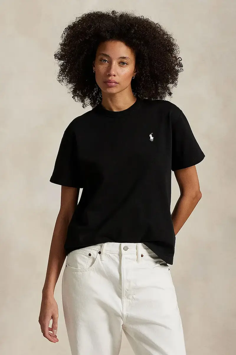 Polo Ralph Lauren T-shirt Donna Nero 3264318