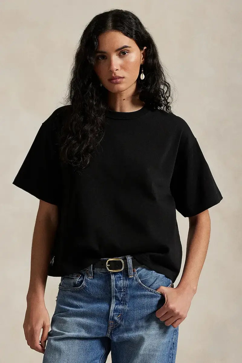 Polo Ralph Lauren T-shirt Donna Nero 3635914