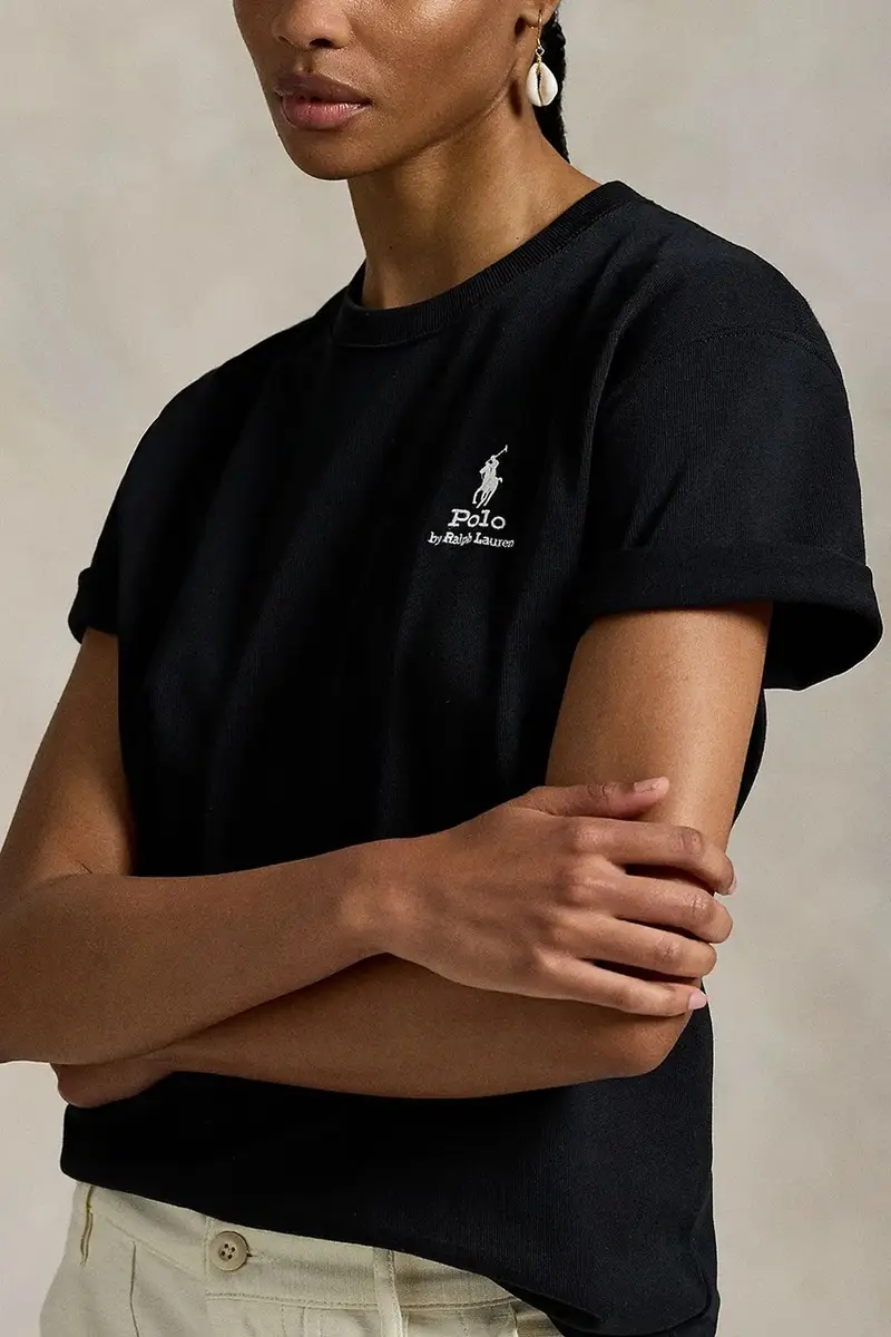 Polo Ralph Lauren Polo Donna Nero 3637094 miniatura 4