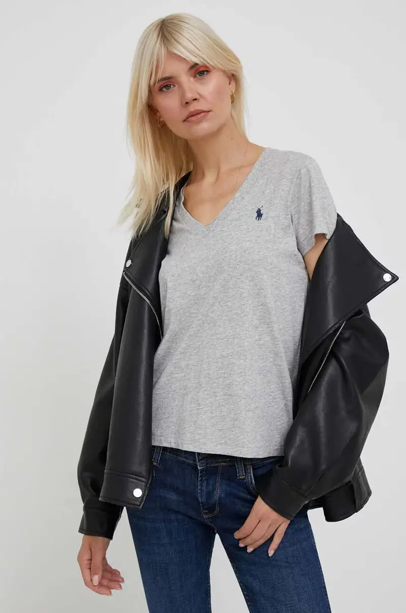 Polo Ralph Lauren Polo Grigio 3608725 miniatura 4