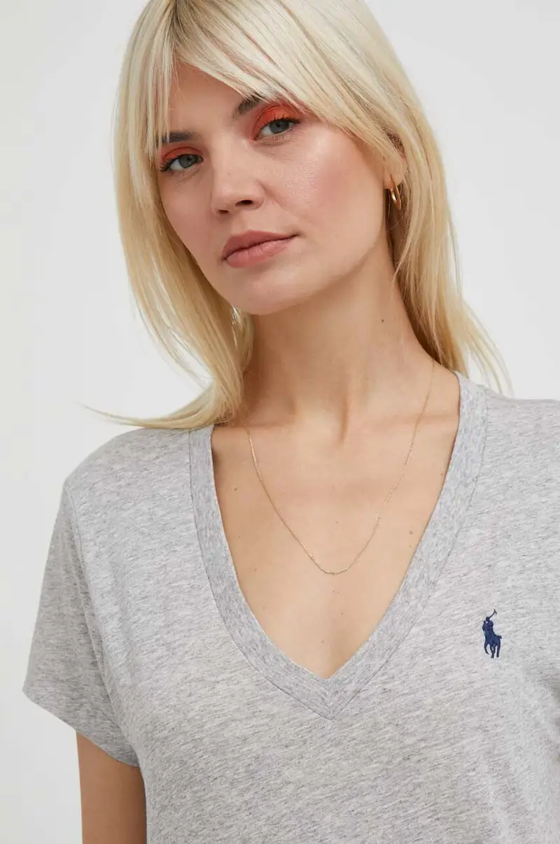 Polo Ralph Lauren Polo Grigio 3608725 miniatura 5