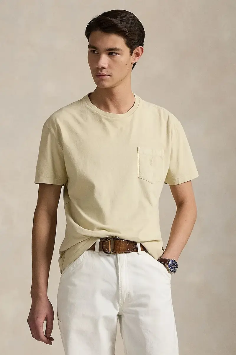 Polo Ralph Lauren T-shirt Uomo Beige 2242256