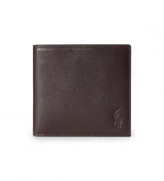 unisex 405913723002 Portafoglio in pelle martellata marrone (OSFA), Casual, Classico