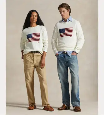 unisex 710718281009 L'iconica maglia con la bandiera bianca (L), Bianco, Casual, Cotone