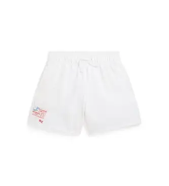 unisex per bambino 313A11747001 Pantaloncini bianchi in spugna (6/7años=136/138cm), Bianco, Casual, Cotone, moda per bamb