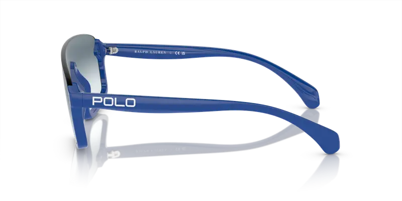 Polo Ralph Lauren Unisex PH4211U 596219 Occhiali da sole Iniettato Blu Blu Geometrica Normale Sfumato miniatura 3