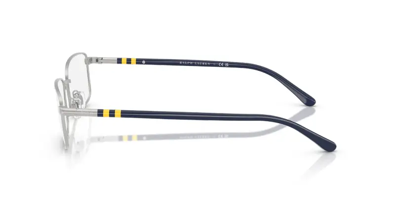 Uomo PH1235 9423 Montature da vista Metallo Argento Trasparente Squadrata Normale miniatura 3