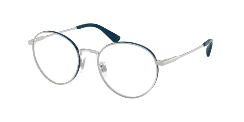 Uomo PH1241 9088 Montature da vista Metallo Argento Trasparente Pantos Normale