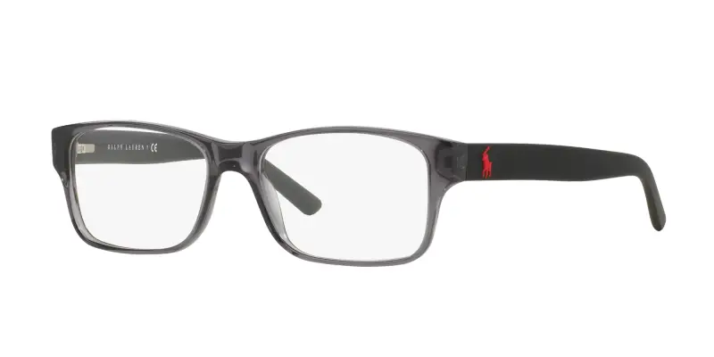 Uomo PH2117 5407 Montature da vista Acetato Grigio Trasparente Squadrata Normale