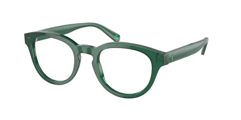 Uomo PH2262 6084 Montature da vista Acetato Verde Trasparente Pantos Normale
