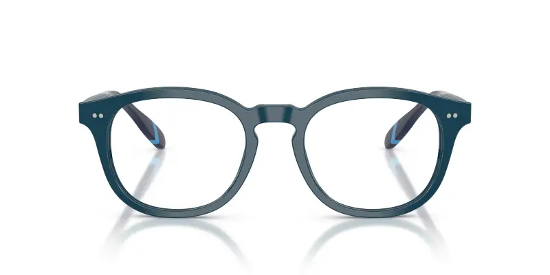 Uomo PH2267 5465 Montature da vista Acetato Blu Trasparente Squadrata Normale miniatura 3