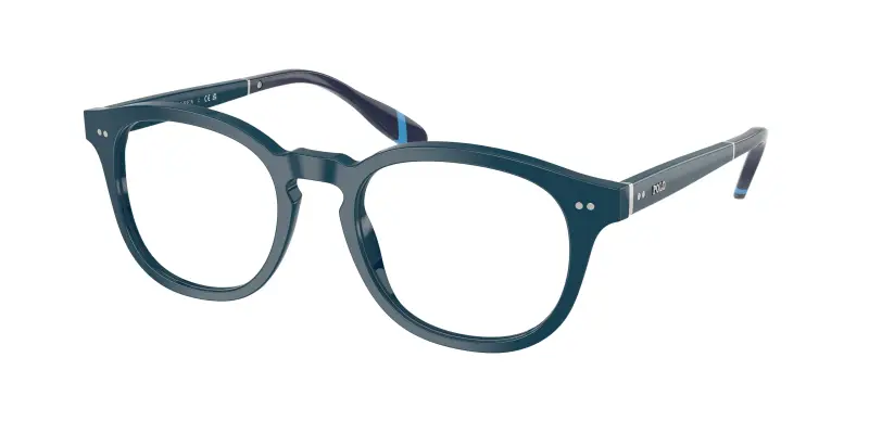 Uomo PH2267 5465 Montature da vista Acetato Blu Trasparente Squadrata Normale