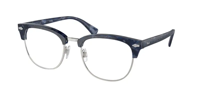 Uomo PH2277 6183 Montature da vista Acetato Blu Trasparente Squadrata Normale