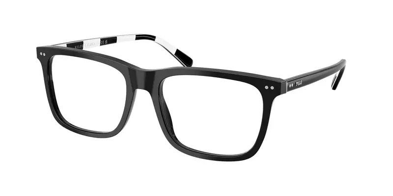 Uomo PH2282 5001 Montature da vista Acetato Nero Trasparente Squadrata Normale