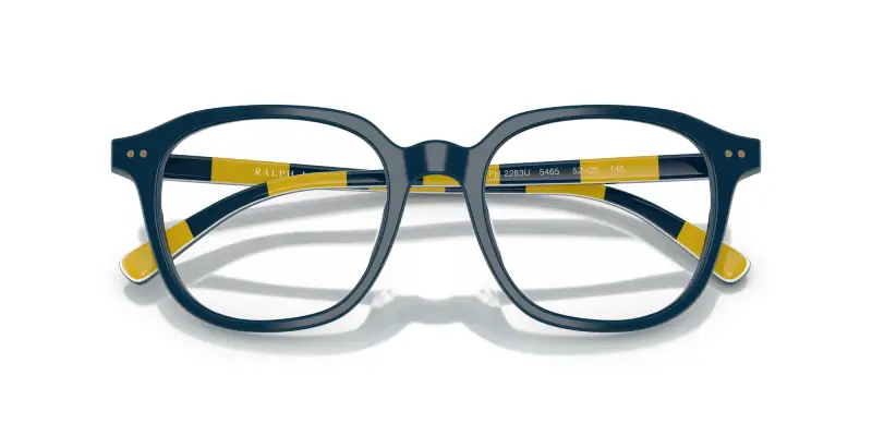 Uomo PH2283U 5465 Montature da vista Acetato Blu Trasparente Rotonda Normale miniatura 2