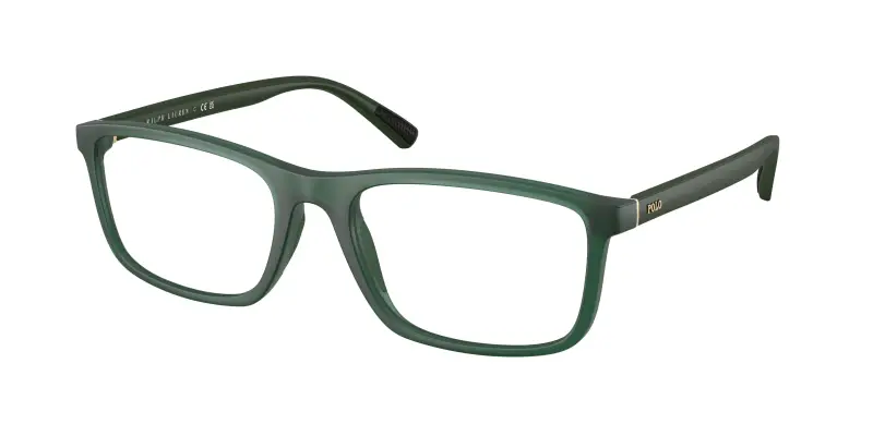 Uomo PH2291U 6312 Montature da vista Iniettato Verde Trasparente Squadrata Normale