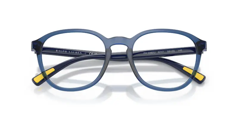 Uomo PH2292U 5717 Montature da vista Iniettato Blu Trasparente Squadrata Normale miniatura 2