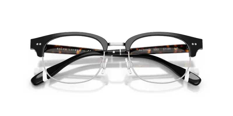 Uomo PH2298D 5001 Montature da vista Acetato Nero Trasparente Squadrata Normale miniatura 2