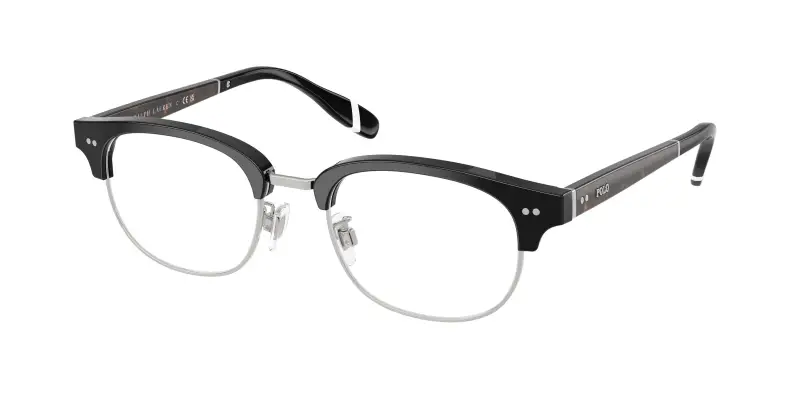 Uomo PH2298D 5001 Montature da vista Acetato Nero Trasparente Squadrata Normale
