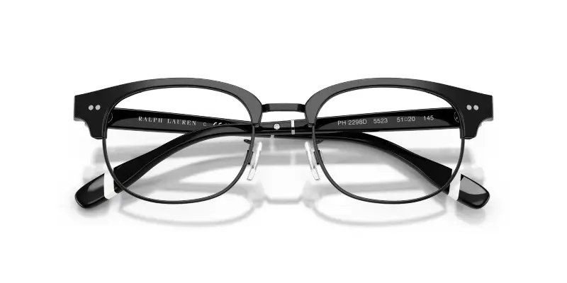 Uomo PH2298D 5523 Montature da vista Acetato Nero Trasparente Squadrata Normale miniatura 2