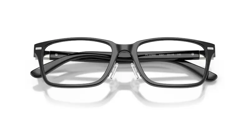 Uomo PH2299D 5001 Montature da vista Acetato Nero Trasparente Squadrata Normale miniatura 2