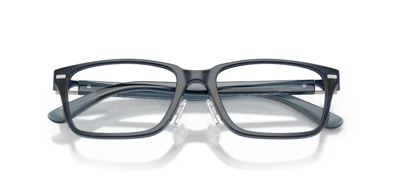 Uomo PH2299D 5955 Montature da vista Acetato Blu Trasparente Squadrata Normale miniatura 2