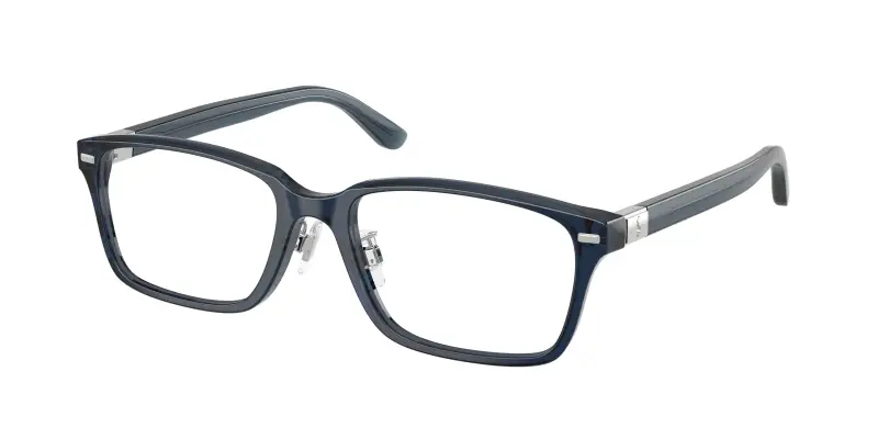 Uomo PH2299D 5955 Montature da vista Acetato Blu Trasparente Squadrata Normale