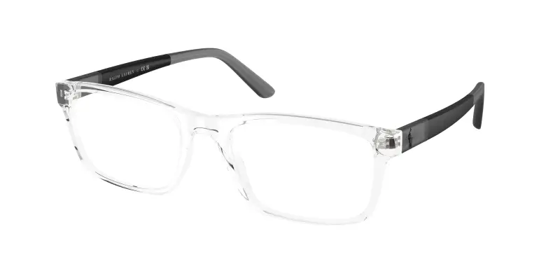 Uomo Polo Ralph Lauren PH2212 5869 Montature da vista Iniettato Trasparente Trasparente Squadrata Normale