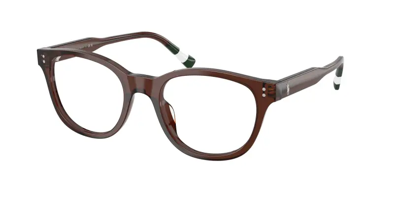 Uomo Polo Ralph Lauren PH2303U 6315 Montature da vista Acetato Marrone Trasparente Squadrata Normale
