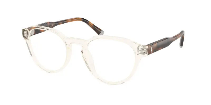 Uomo Polo Ralph Lauren PH2304U 6357 Montature da vista Acetato Giallo Trasparente Pantos Normale