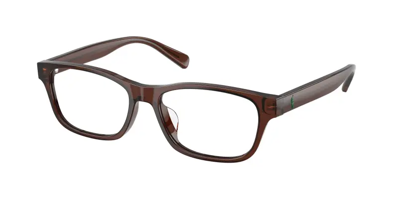 Uomo Polo Ralph Lauren PH2306D 6282 Montature da vista Acetato Marrone Trasparente Pillow Normale