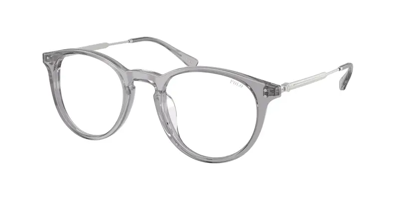 Uomo Polo Ralph Lauren PH4239U 6356SB Occhiali da sole Acetato Grigio Trasparente Pantos Normale