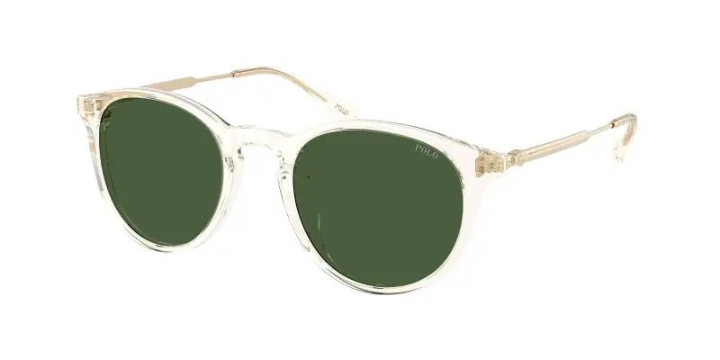 Uomo Polo Ralph Lauren PH4239U 635771 Occhiali da sole Acetato Giallo Verde Pantos Normale