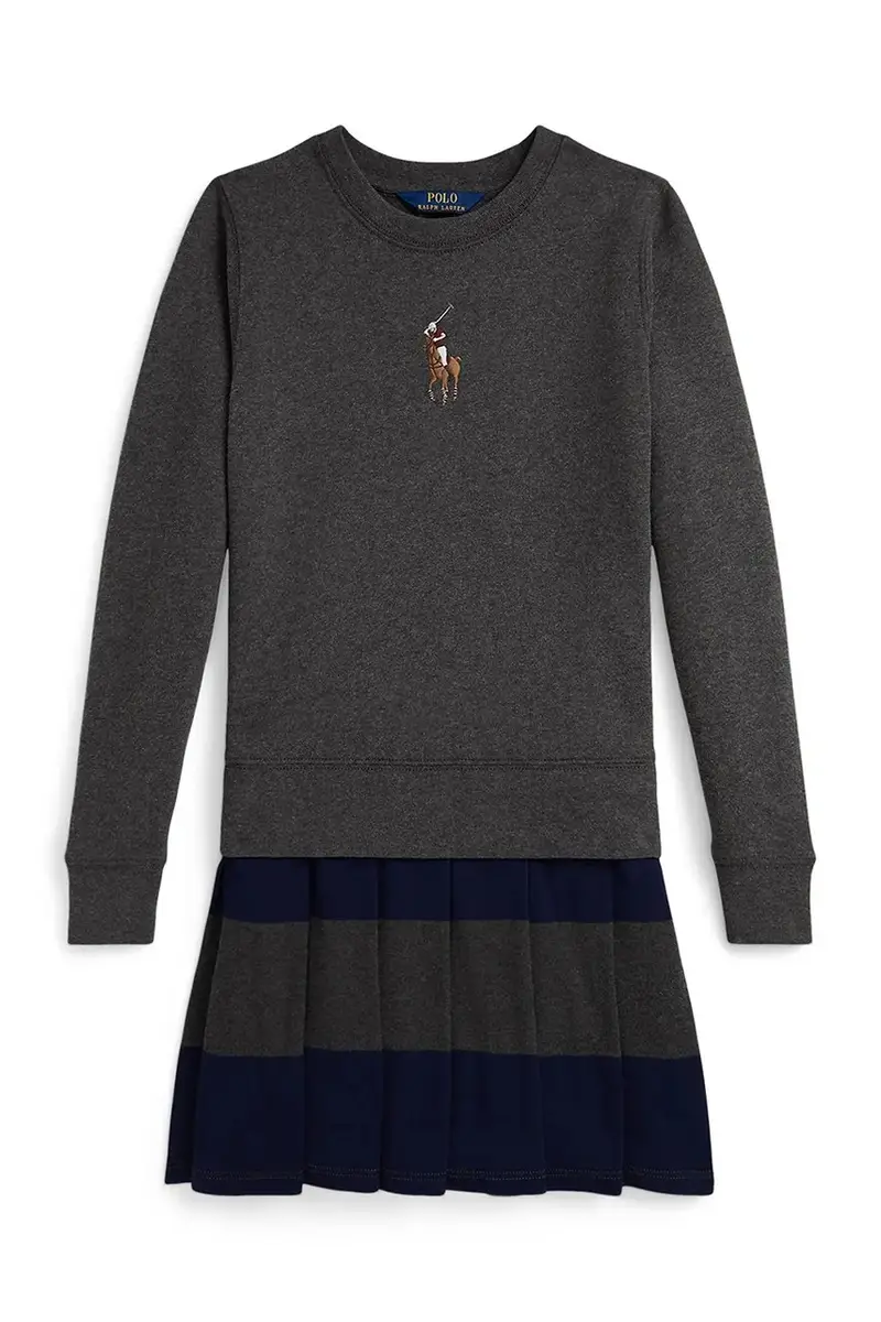 vestito bambina colore grigio 313978991001 miniatura 2