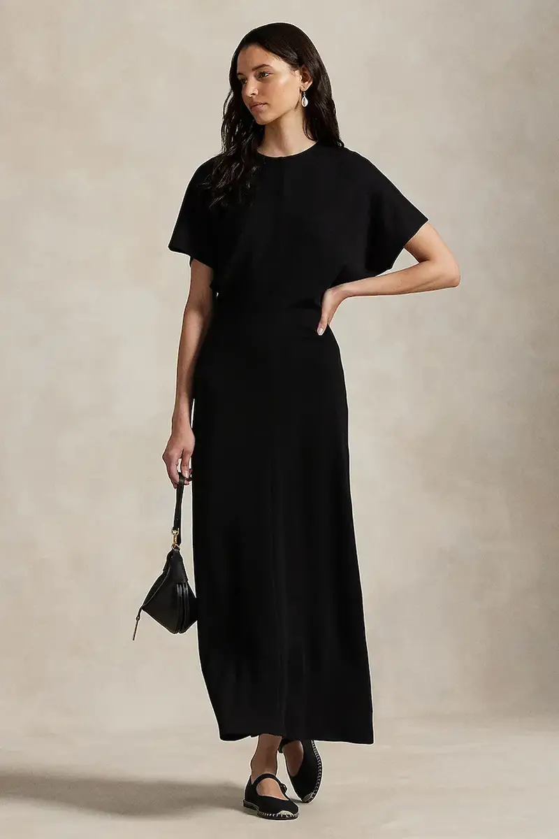 vestito con lana colore nero 211971763