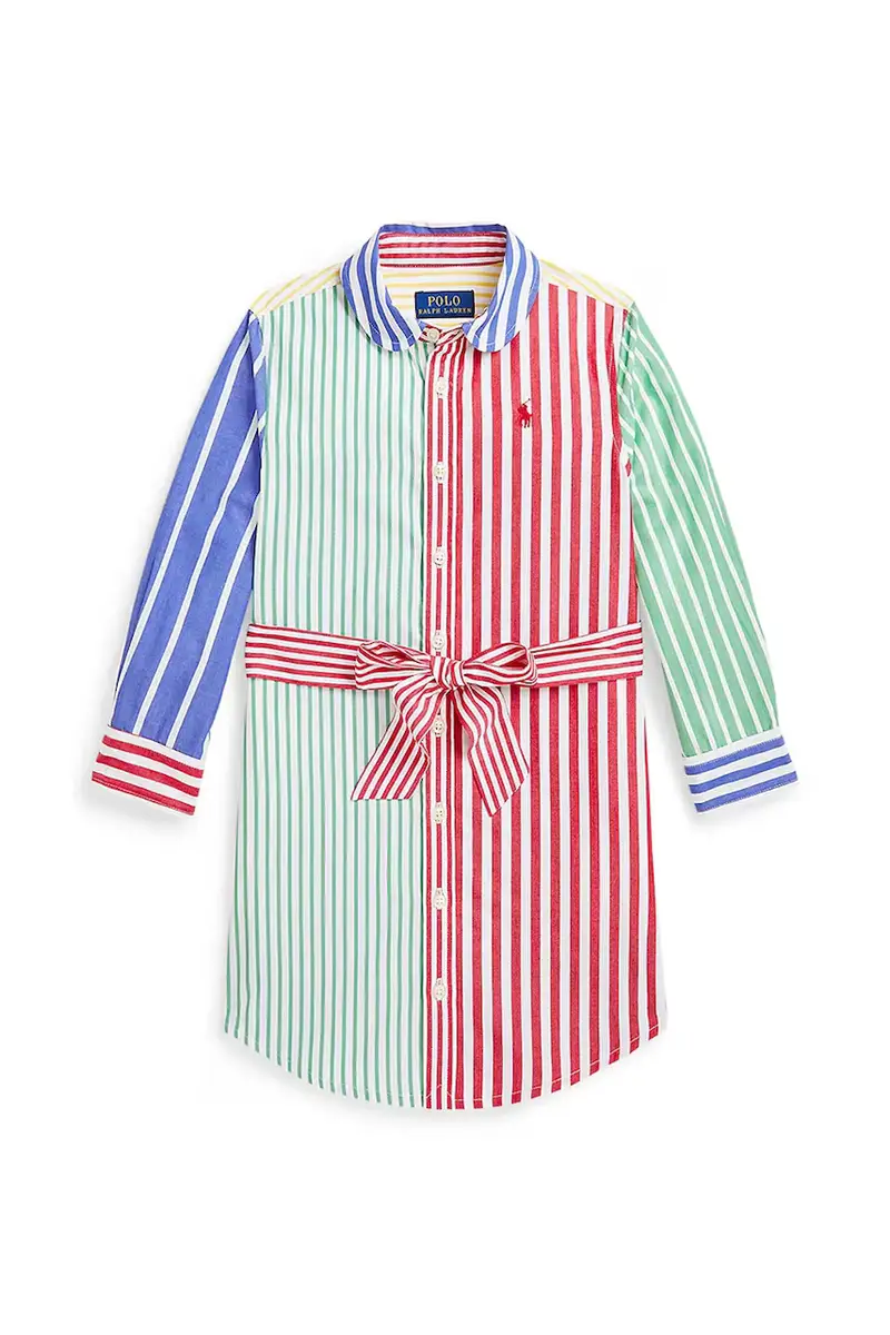 vestito di cotone bambina 312957447001 Multicolore