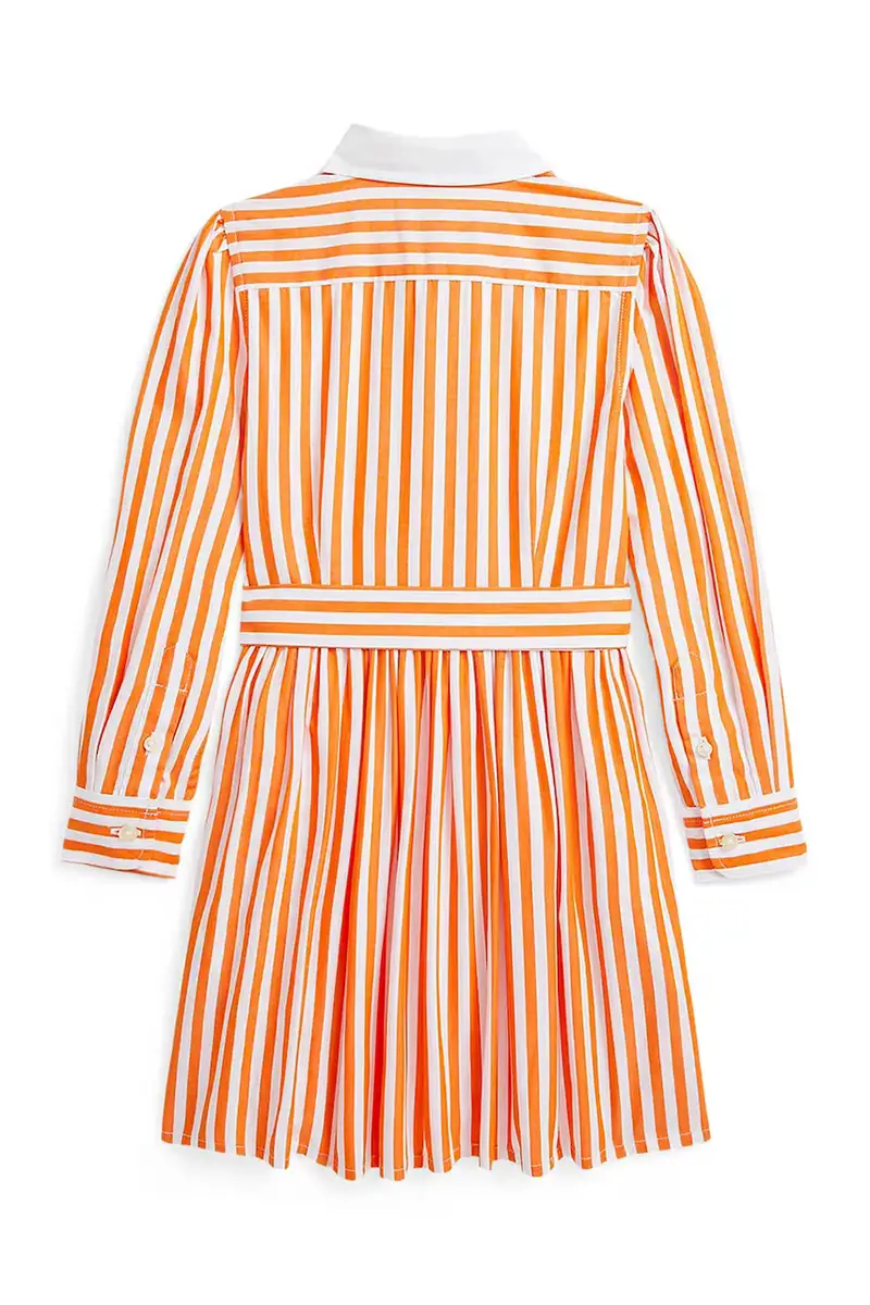 vestito di cotone bambina colore arancione 312957443002 miniatura 2