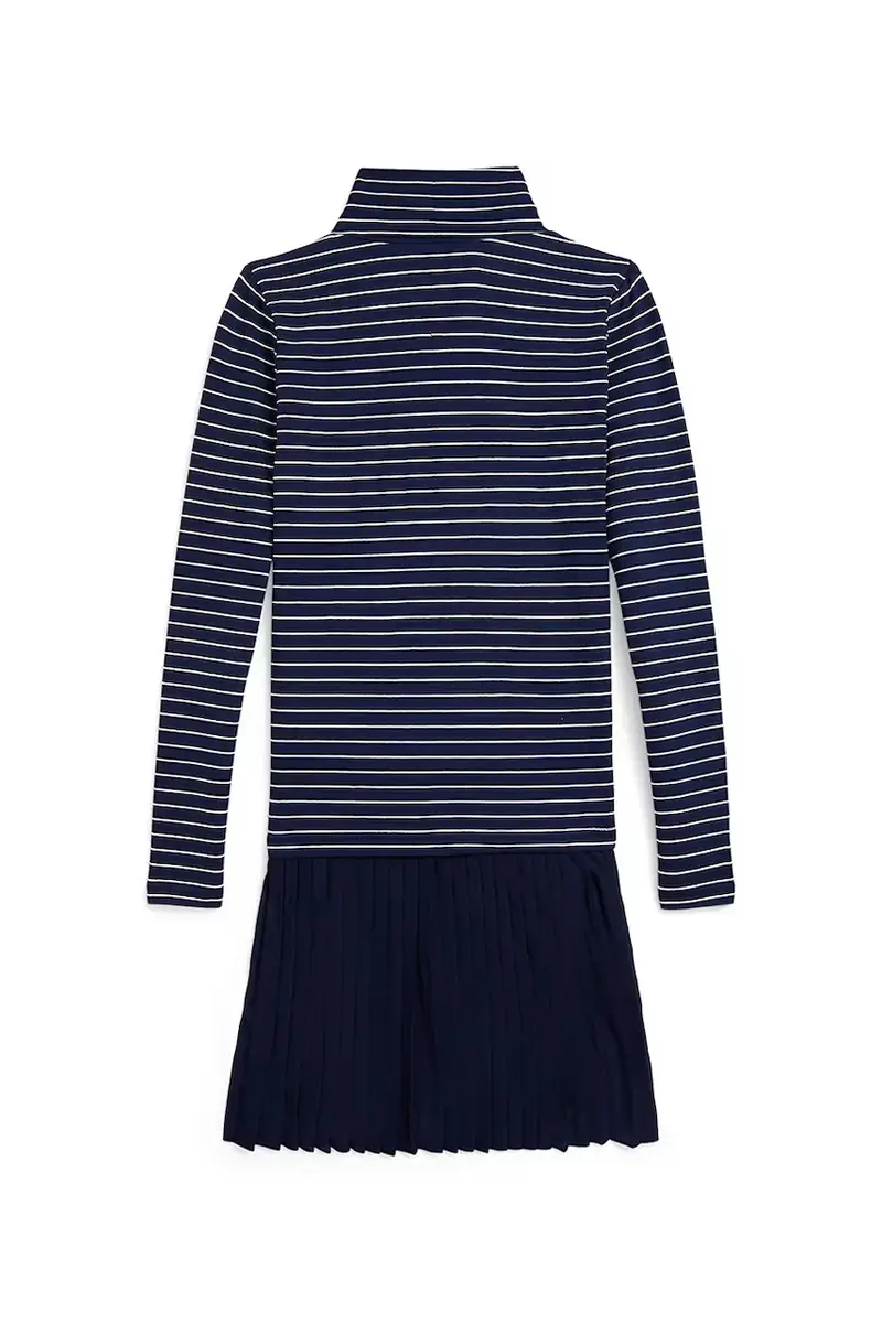 vestito di cotone per bambini colore blu navy 313980676001 miniatura 2