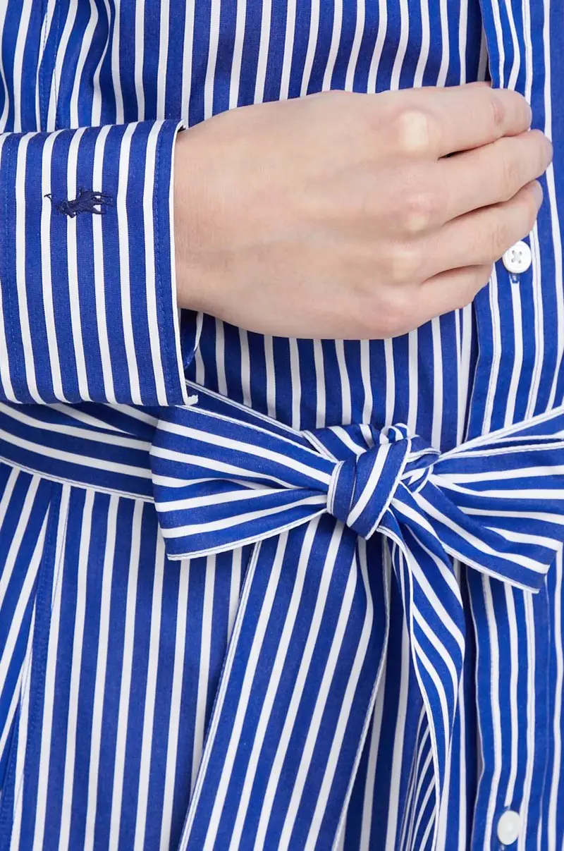 vestito in cotone Blu miniatura 5