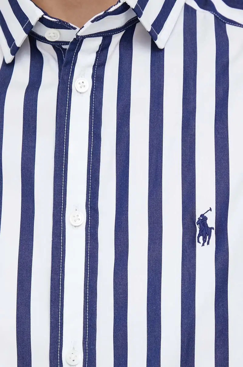 vestito in cotone Blu navy miniatura 5