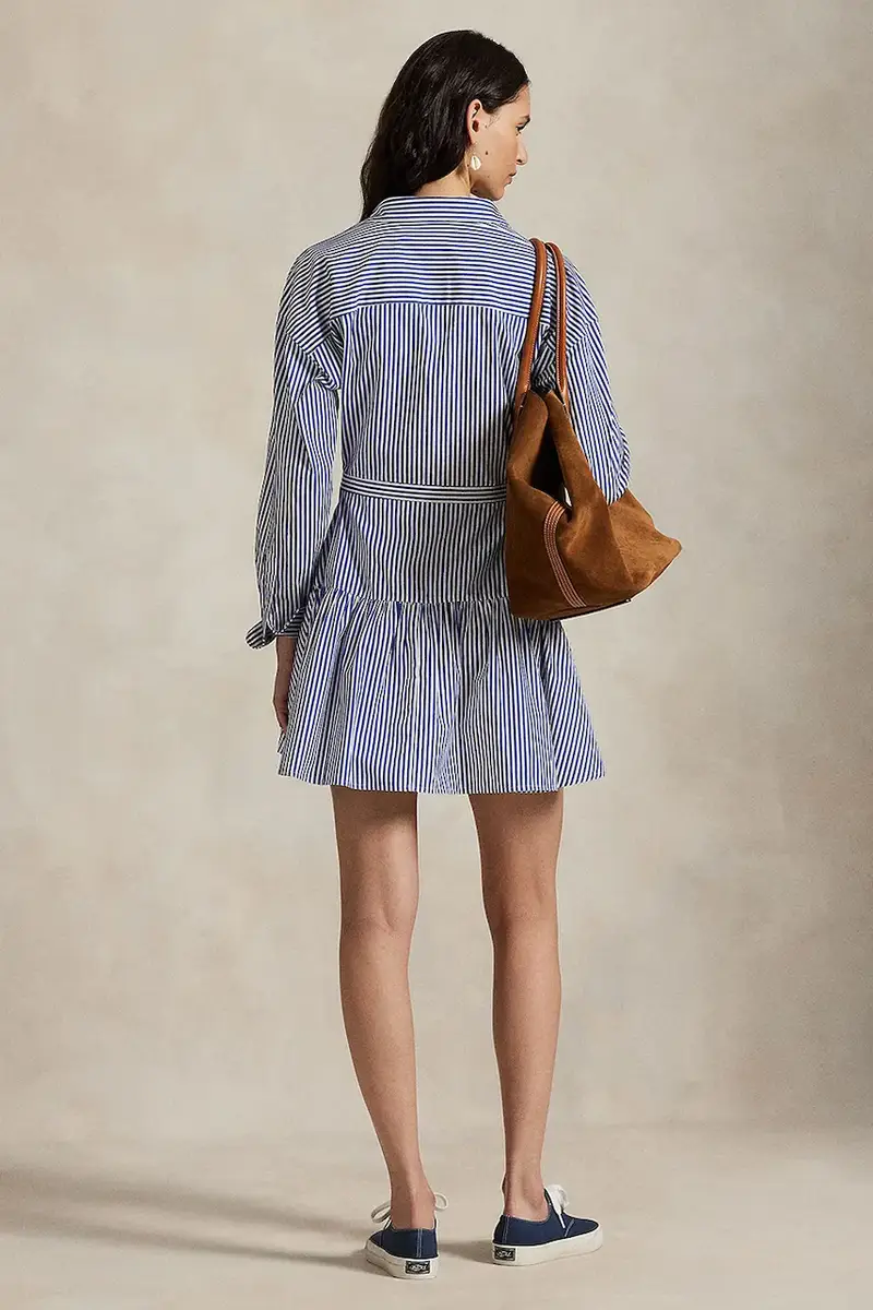 vestito in cotone colore blu 211972052 miniatura 2